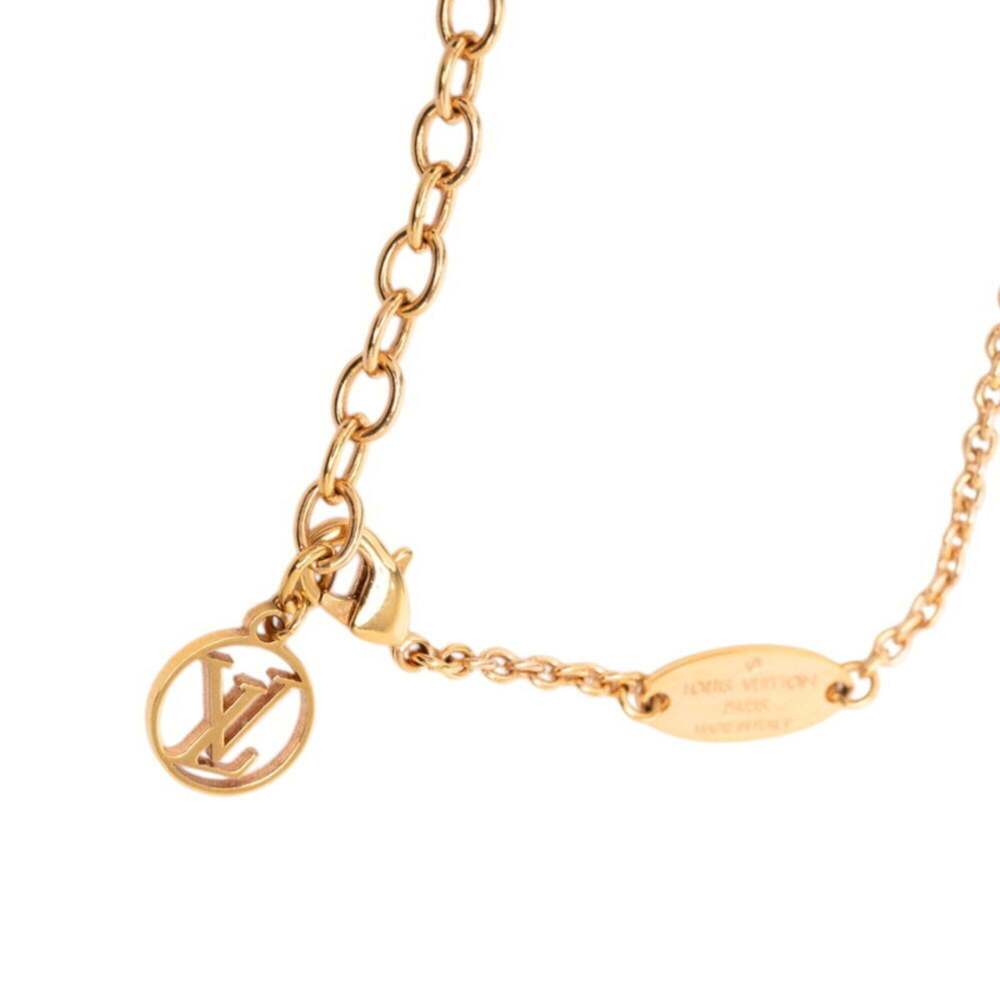 LOUIS VUITTON Gold Necklace - Picture 3 of 8